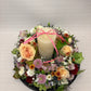 Leuchtender Blumenkranz