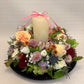 Leuchtender Blumenkranz